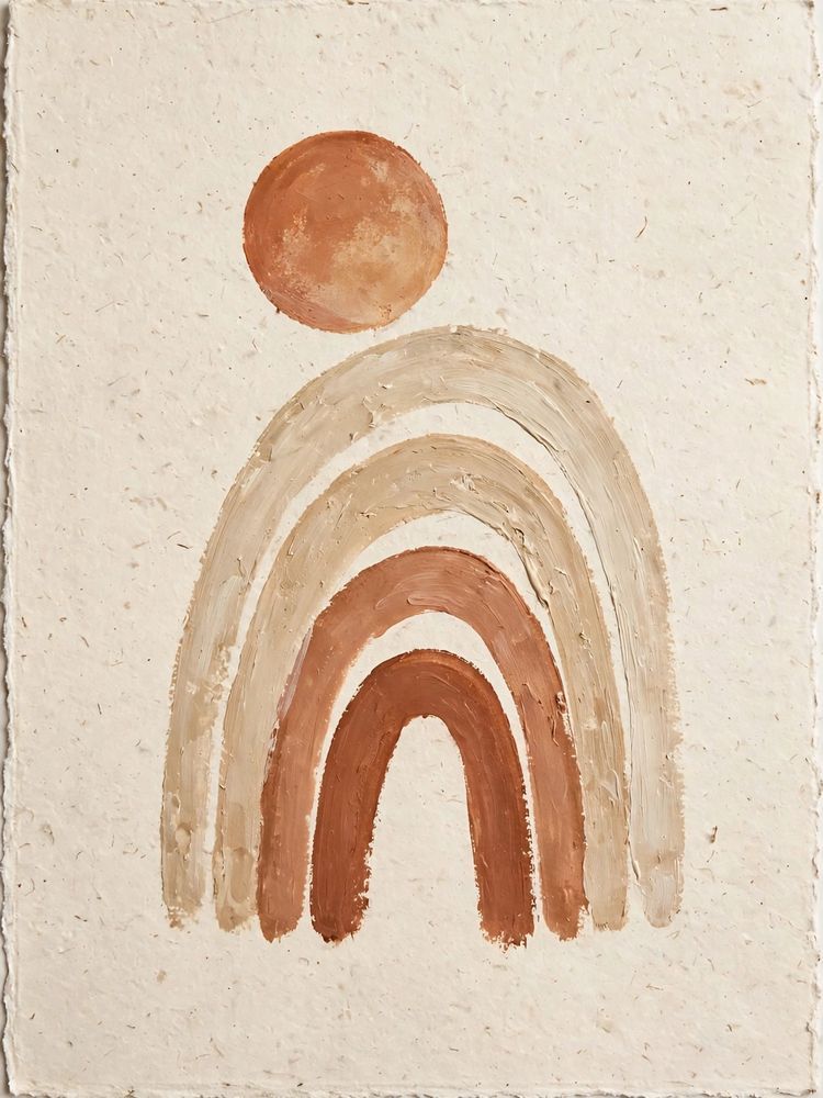 Japandi Organic Arches Print — Free Printable Wall Art