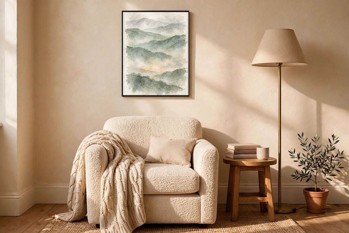 Misty Mountain Layers Print — Free Printable Wall Art photo 3