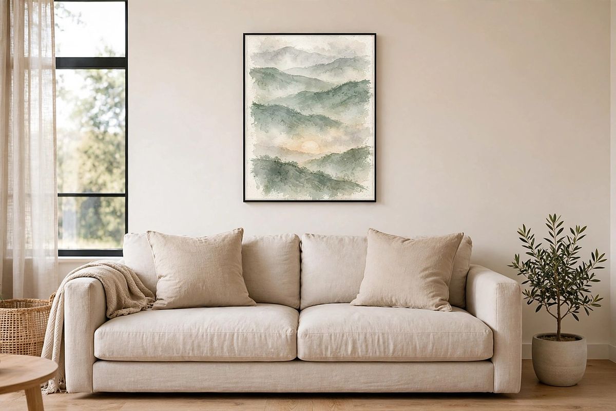 Misty Mountain Layers Print — Free Printable Wall Art photo 4