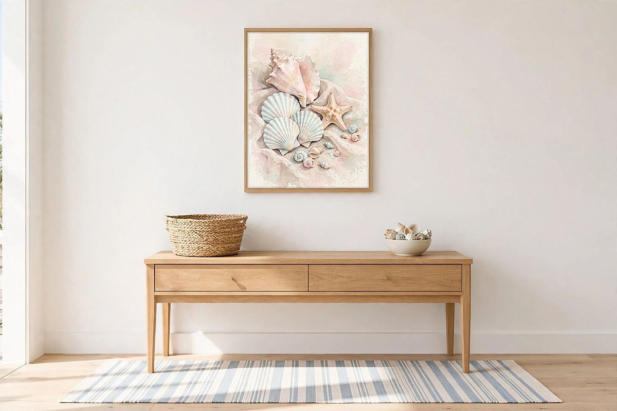 Seashell Still Life Print — Free Printable Wall Art photo 2