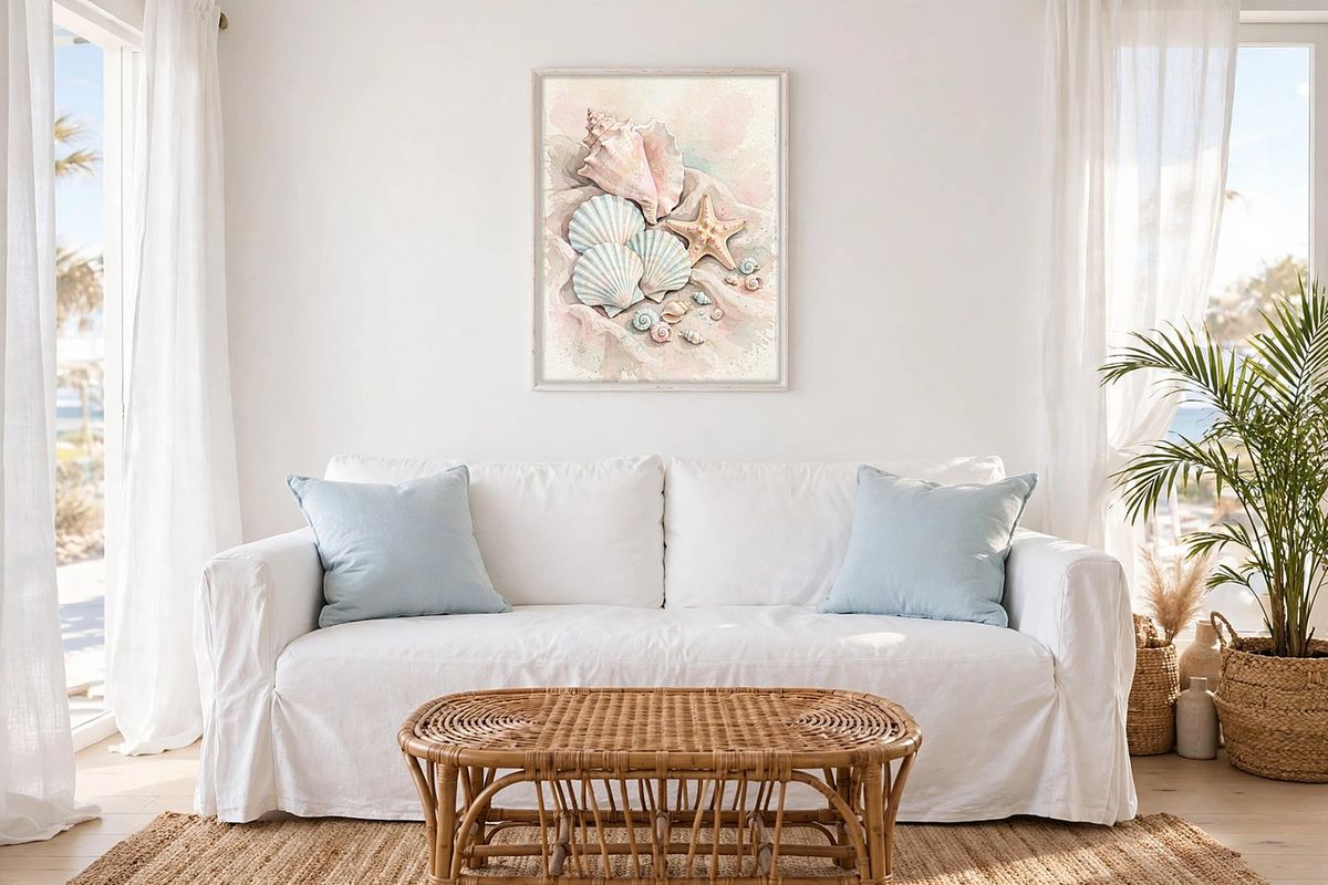 Seashell Still Life Print — Free Printable Wall Art photo 4