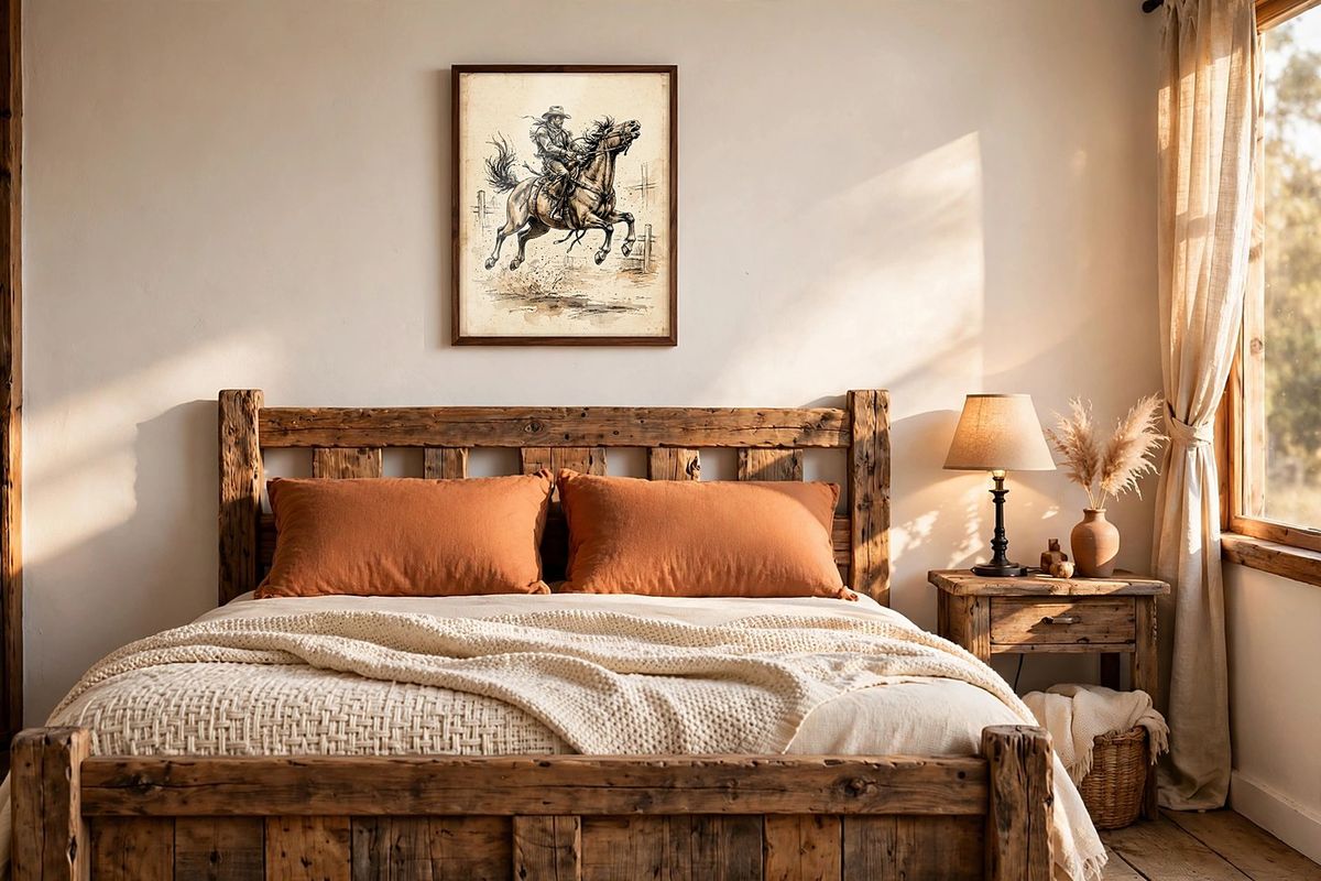 Vintage Rodeo Cowboy Print — Free Printable Wall Art photo 3