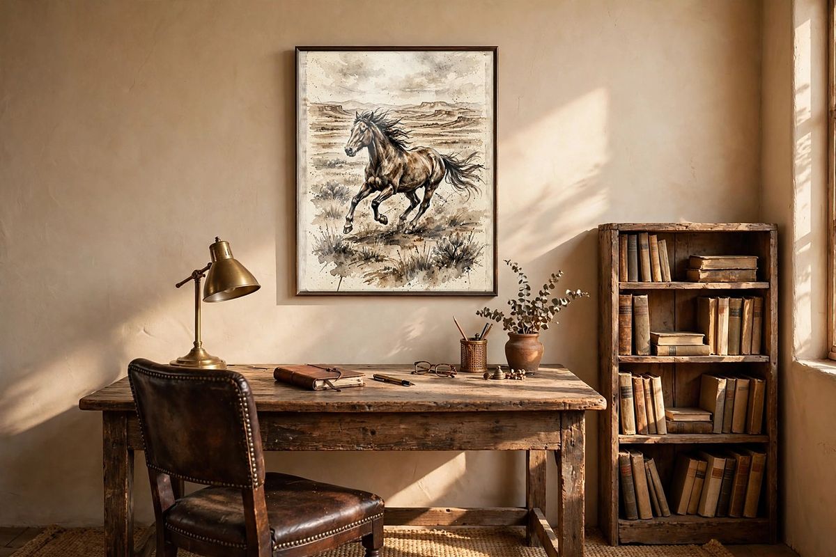 Wild Mustang Print — Free Printable Wall Art photo 2
