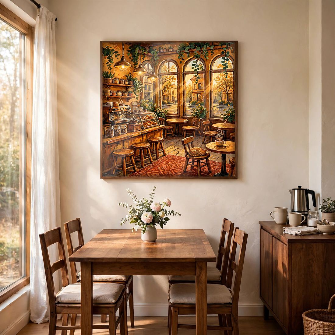 Coffee Bar Sign Print – Vintage Café Wall Art, Digital Download photo 6